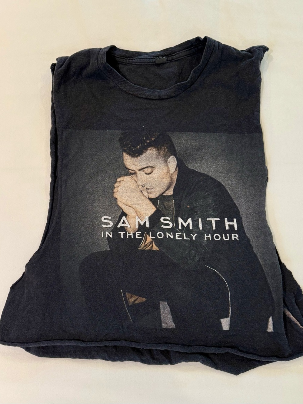 Sam Smith 2015 Tour Graphic Muscle Tee - Black‎